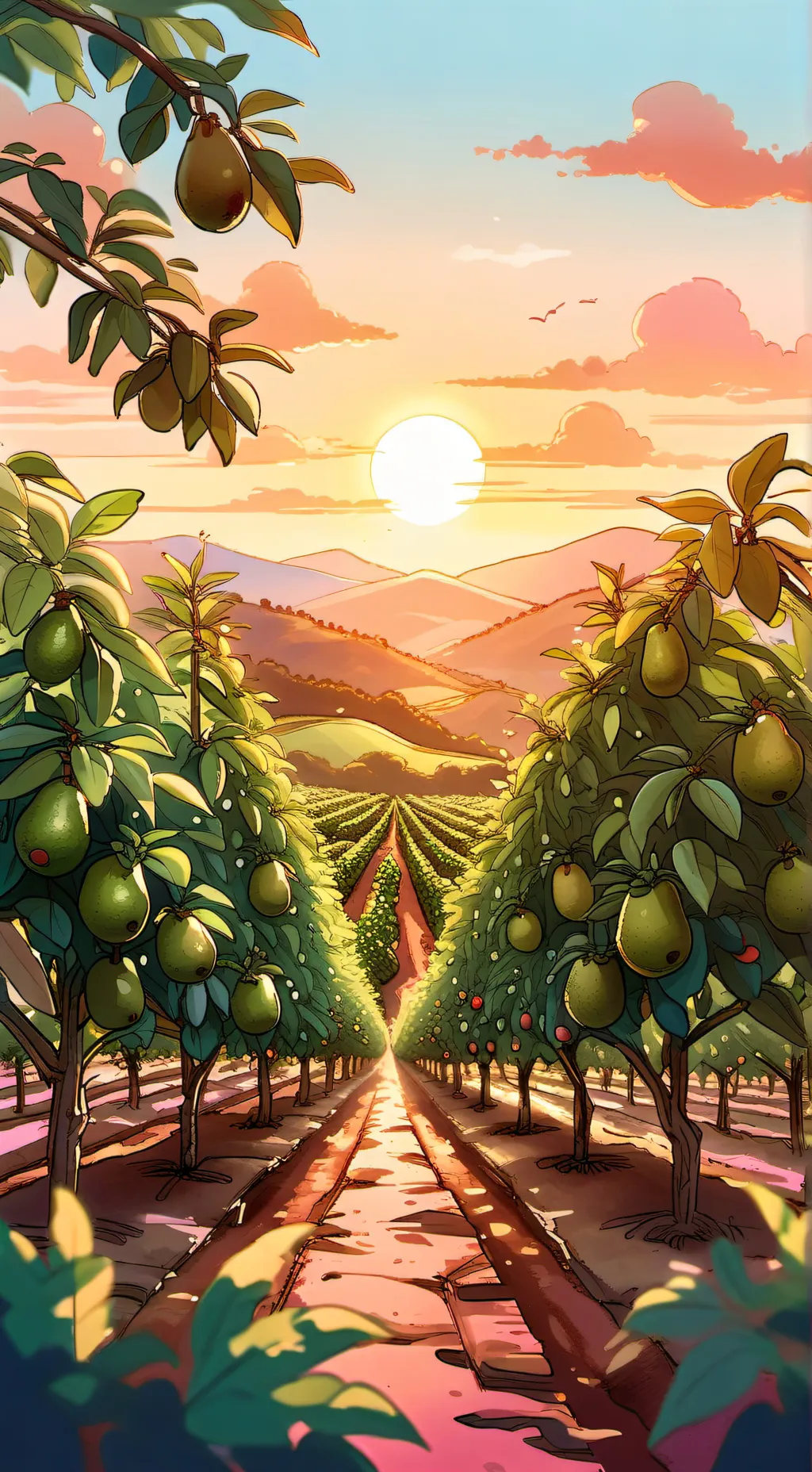 ai character: avacado playz background