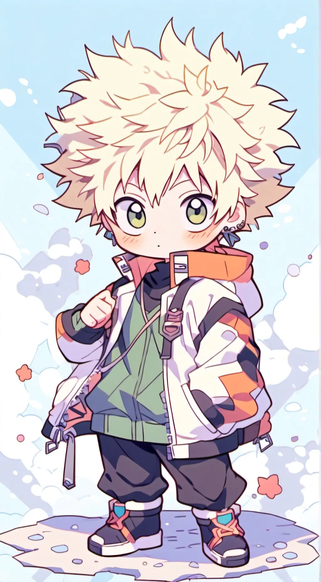 ai character: Bakugo time out background
