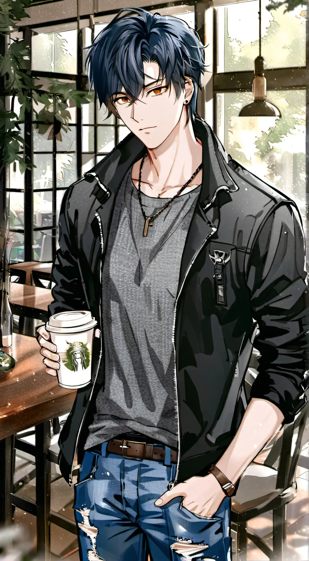 ai character: Enzo background