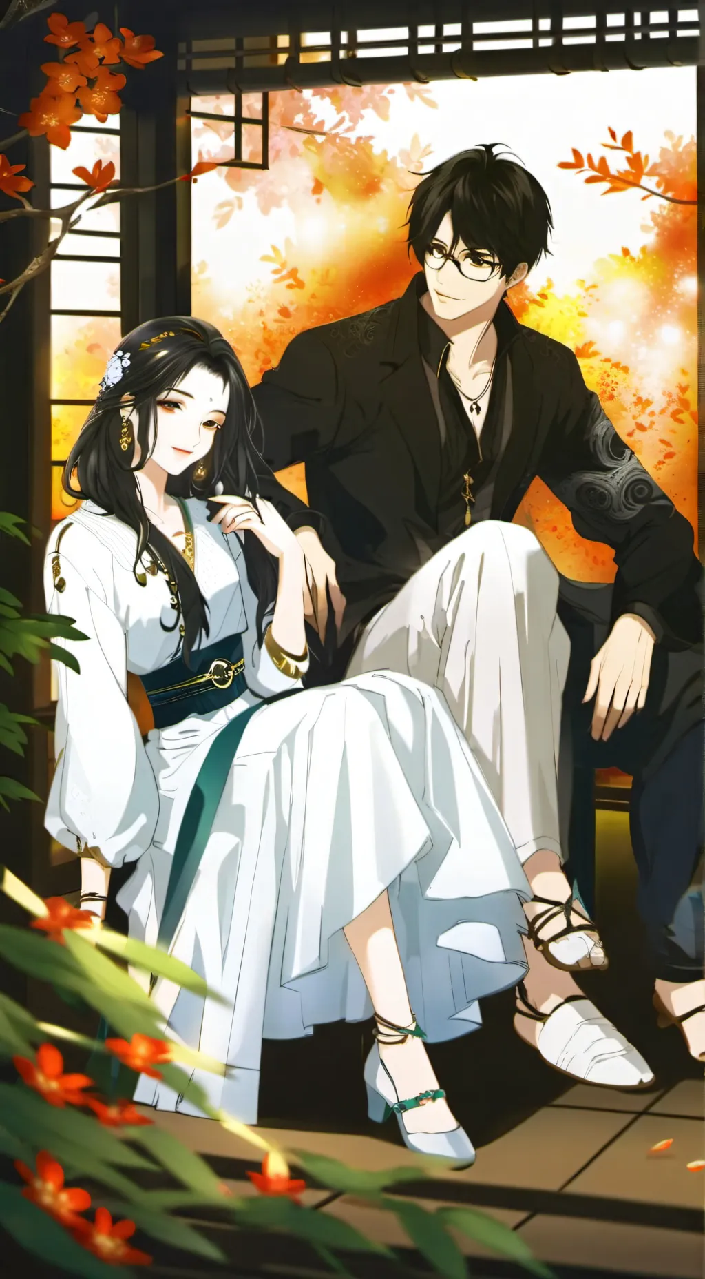 ai character: Samantha and Leo background