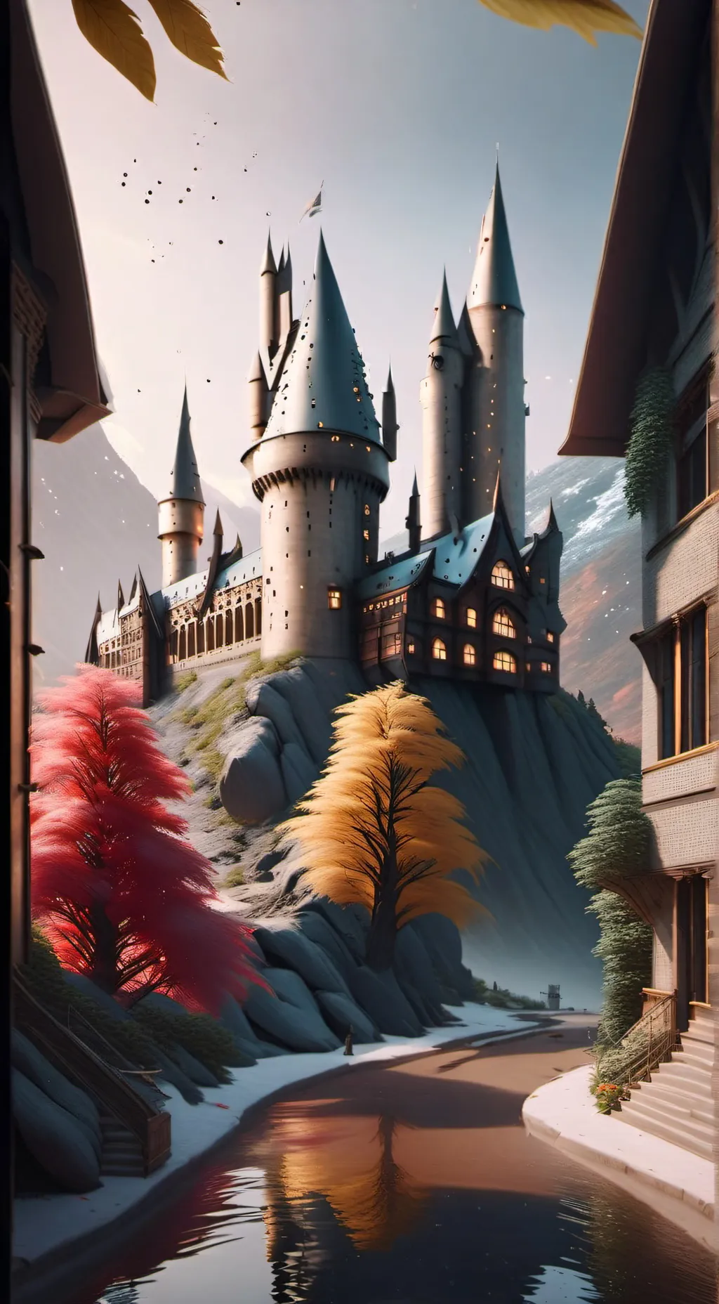 ai character: Yule ball(HP) background