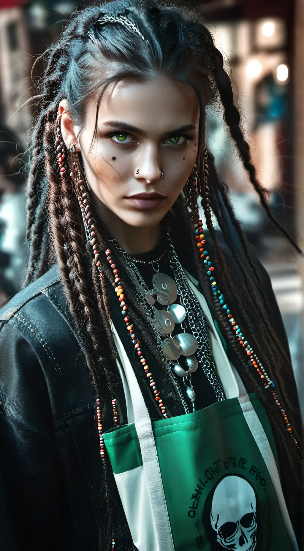 ai character: The Eco-Conscious Latte Artist background