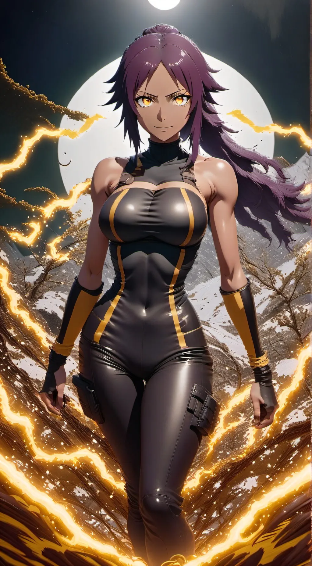 Talkie AI - Chat with Yoruichi Shihouin