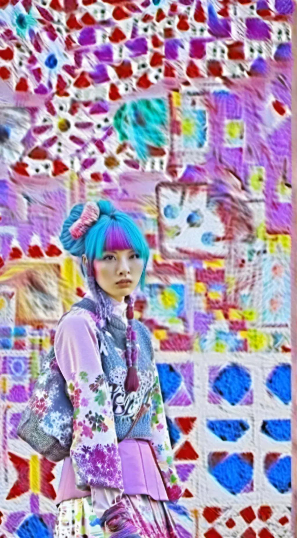 ai character: Decora gal✨️ background