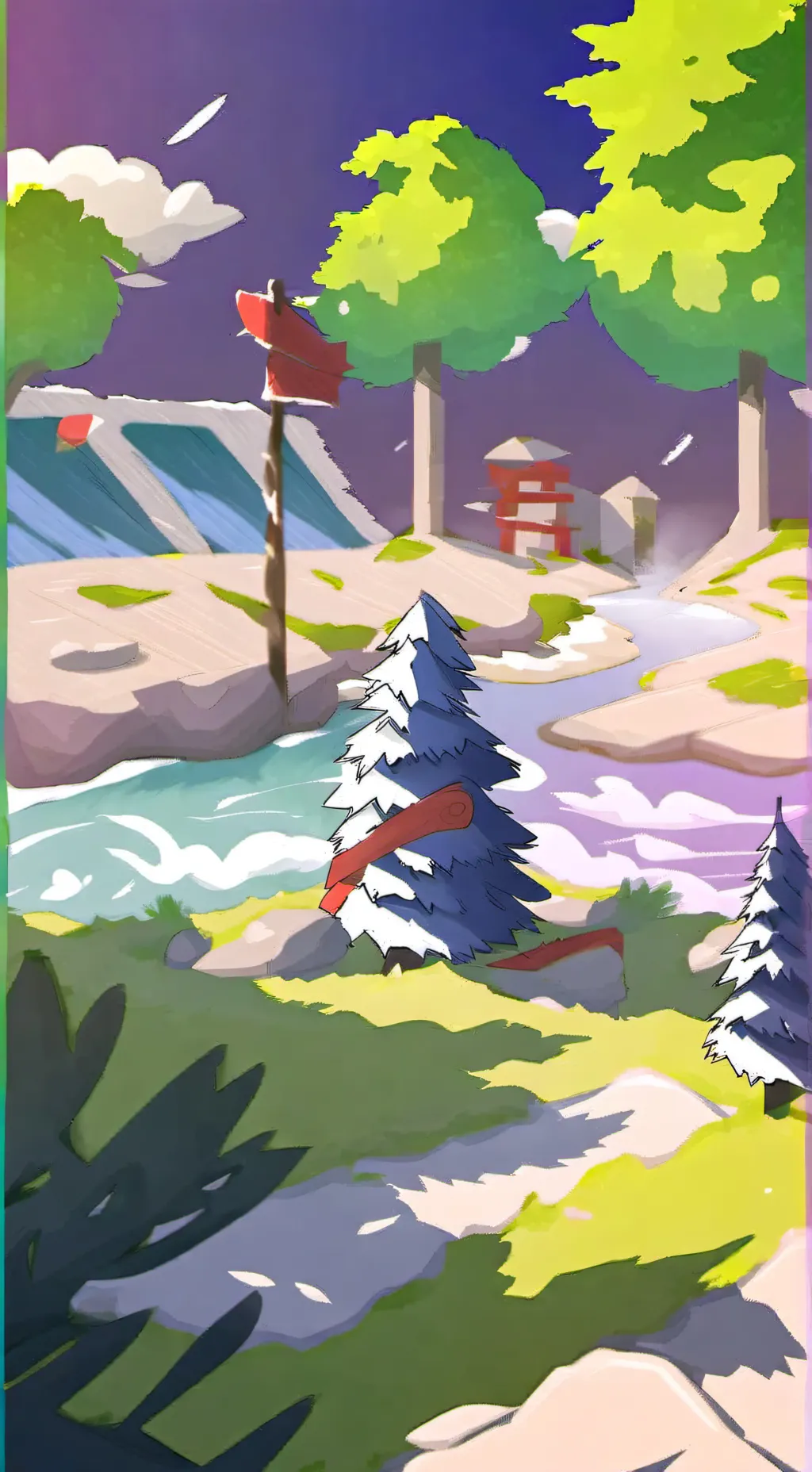 ai character: Threadville background