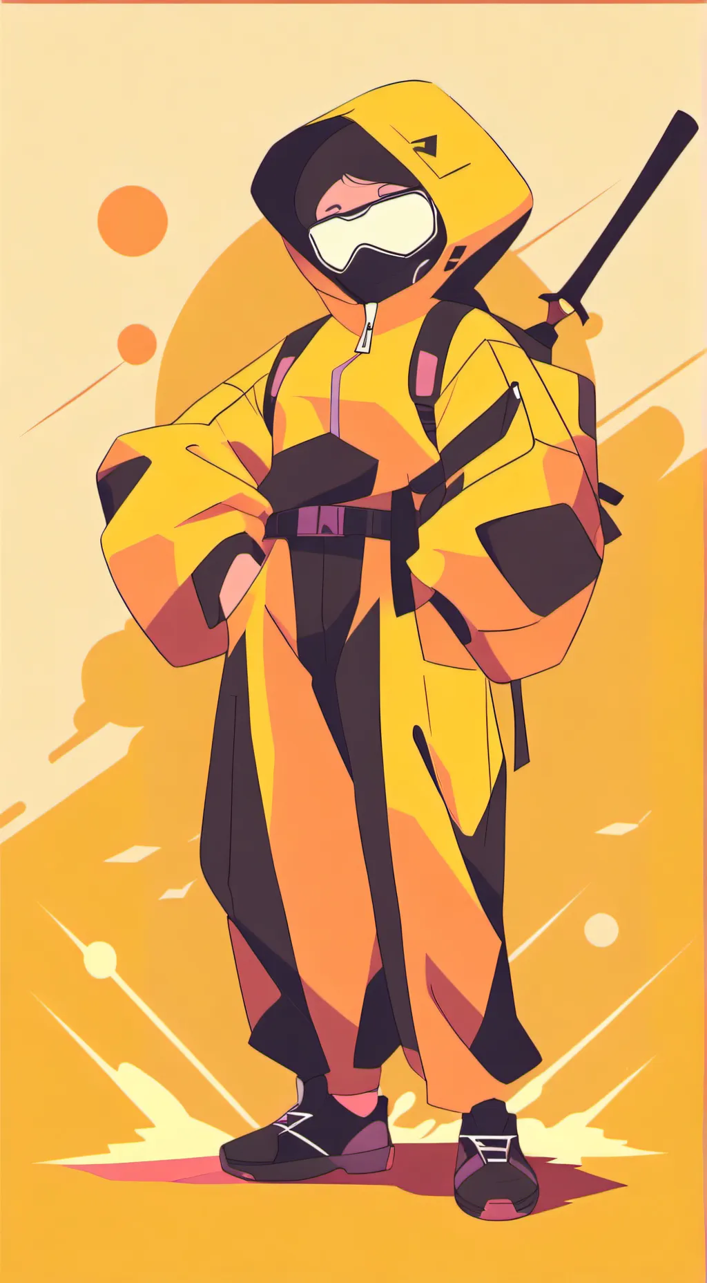 ai character: Dandys world!  background