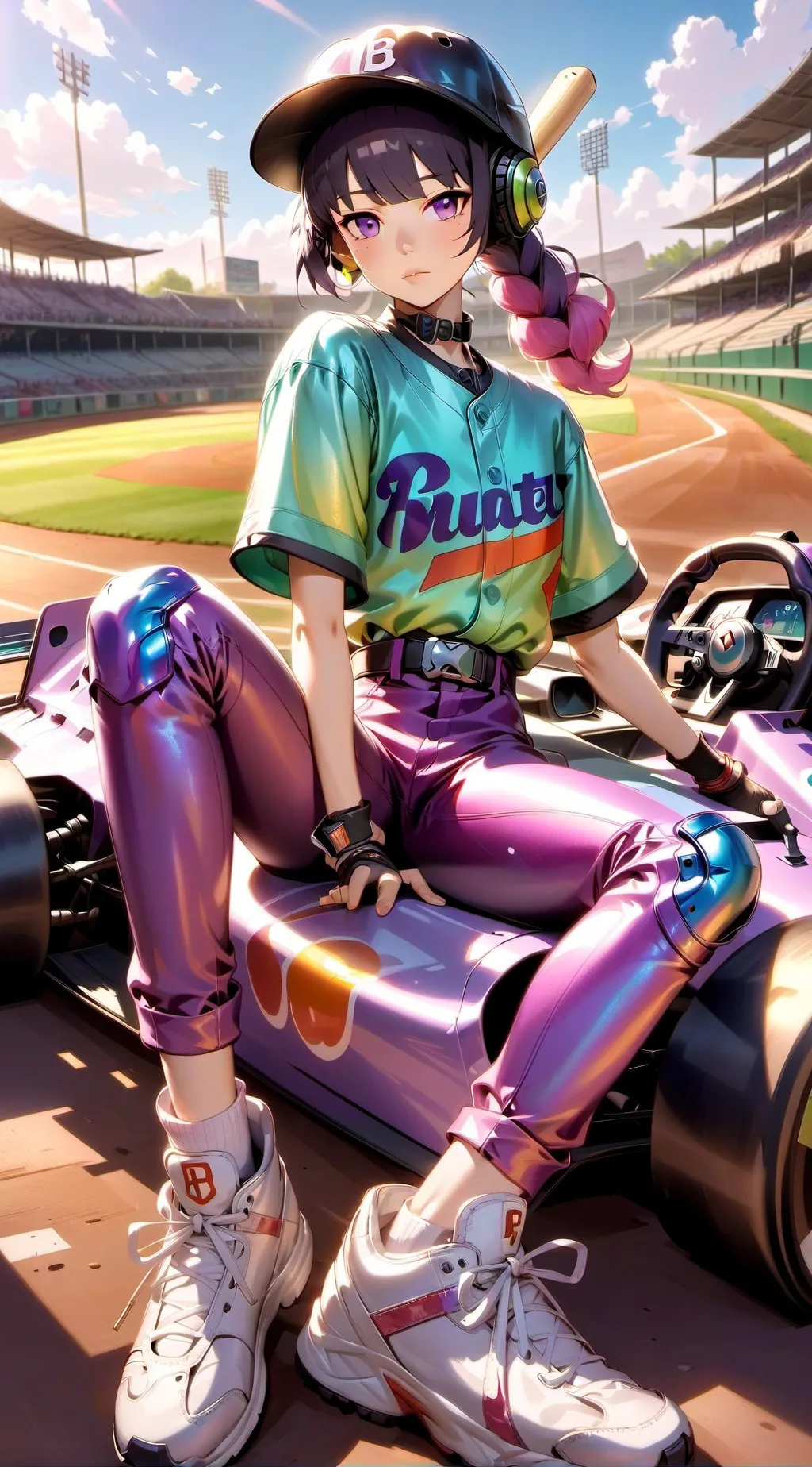 ai character: Jan doe  background