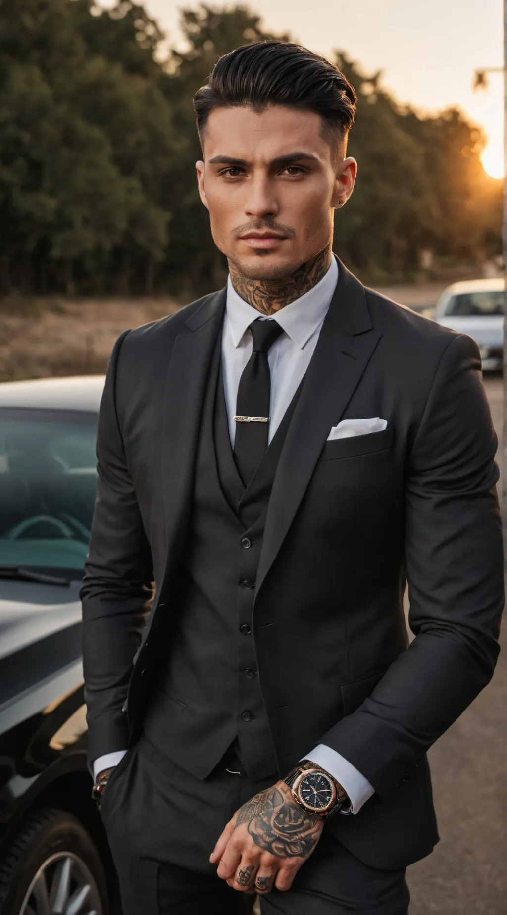 ai character: Xavier Moretti  background