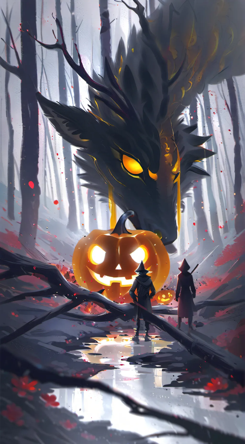 ai character: Dragon background