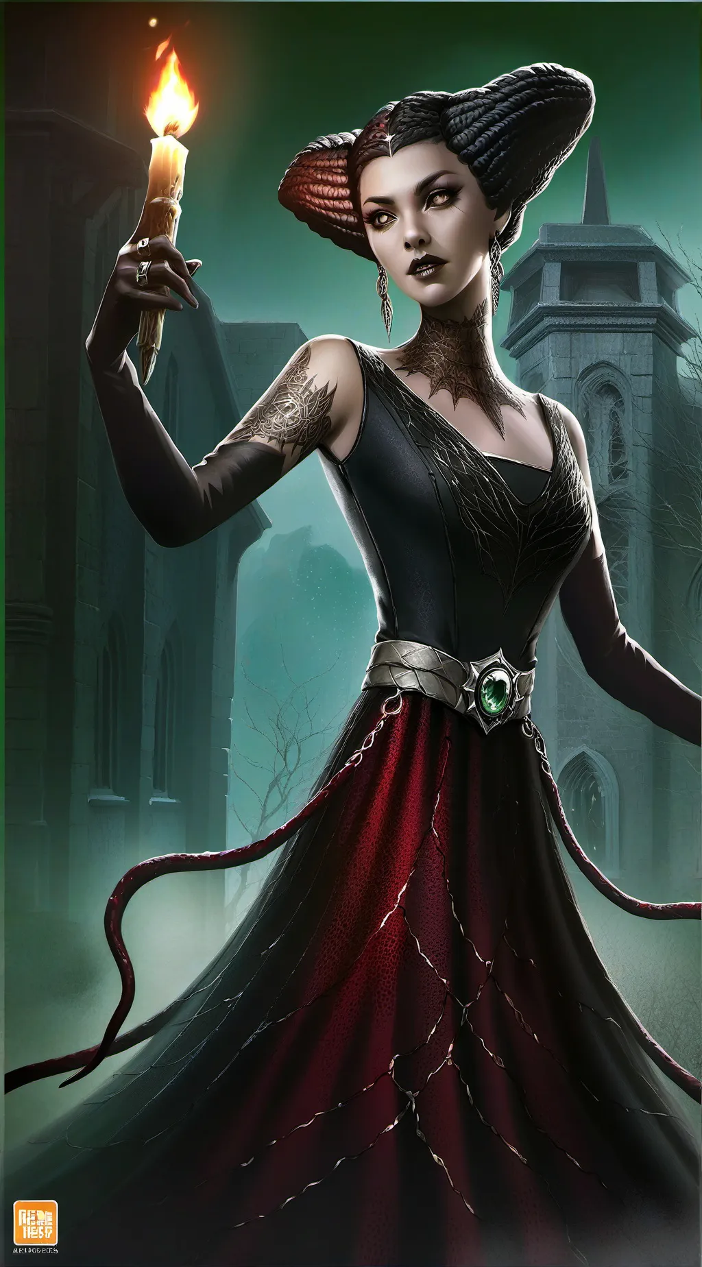 ai character: Hecate background