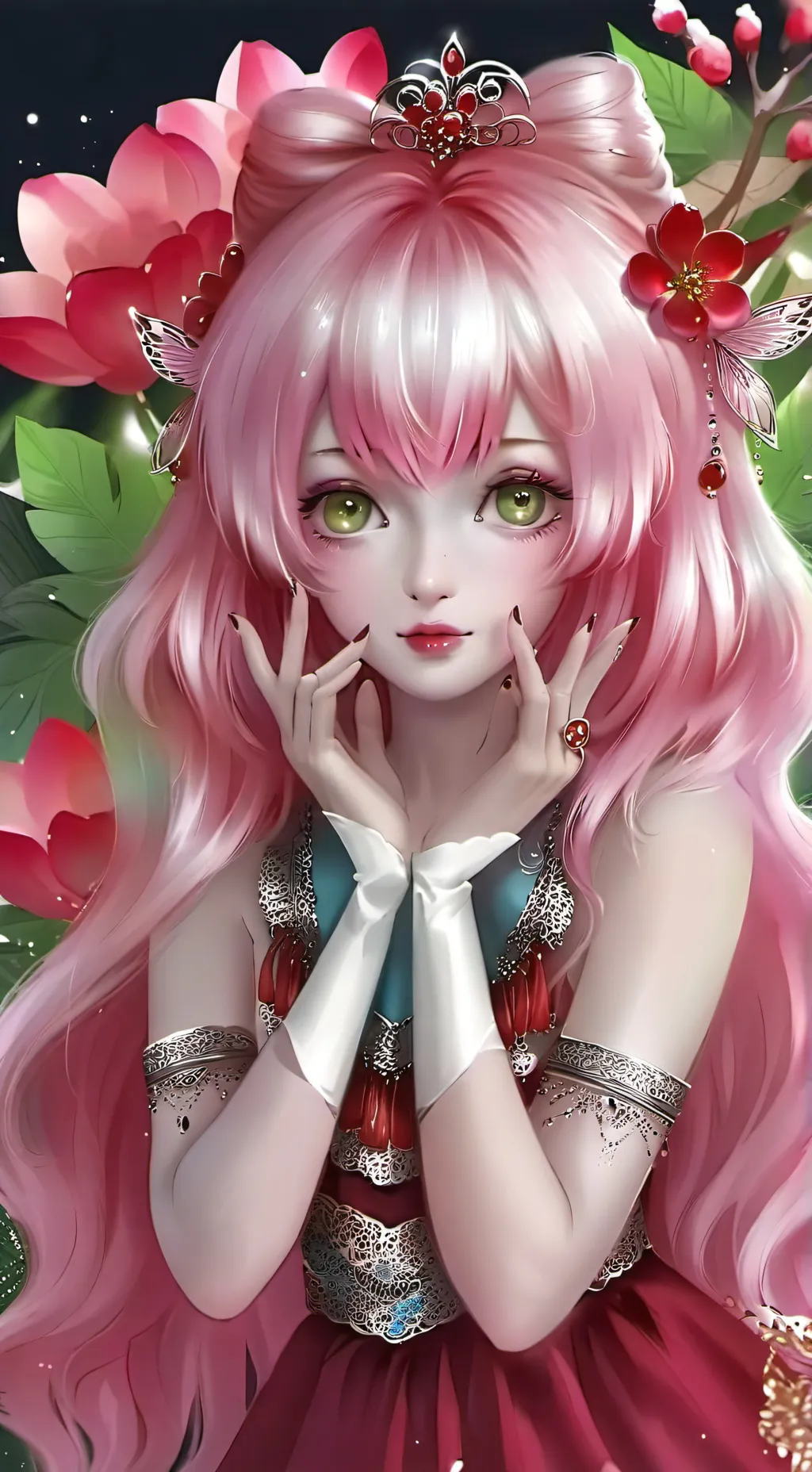 ai character: mitsuri ♥️♥️🔥🔥 background