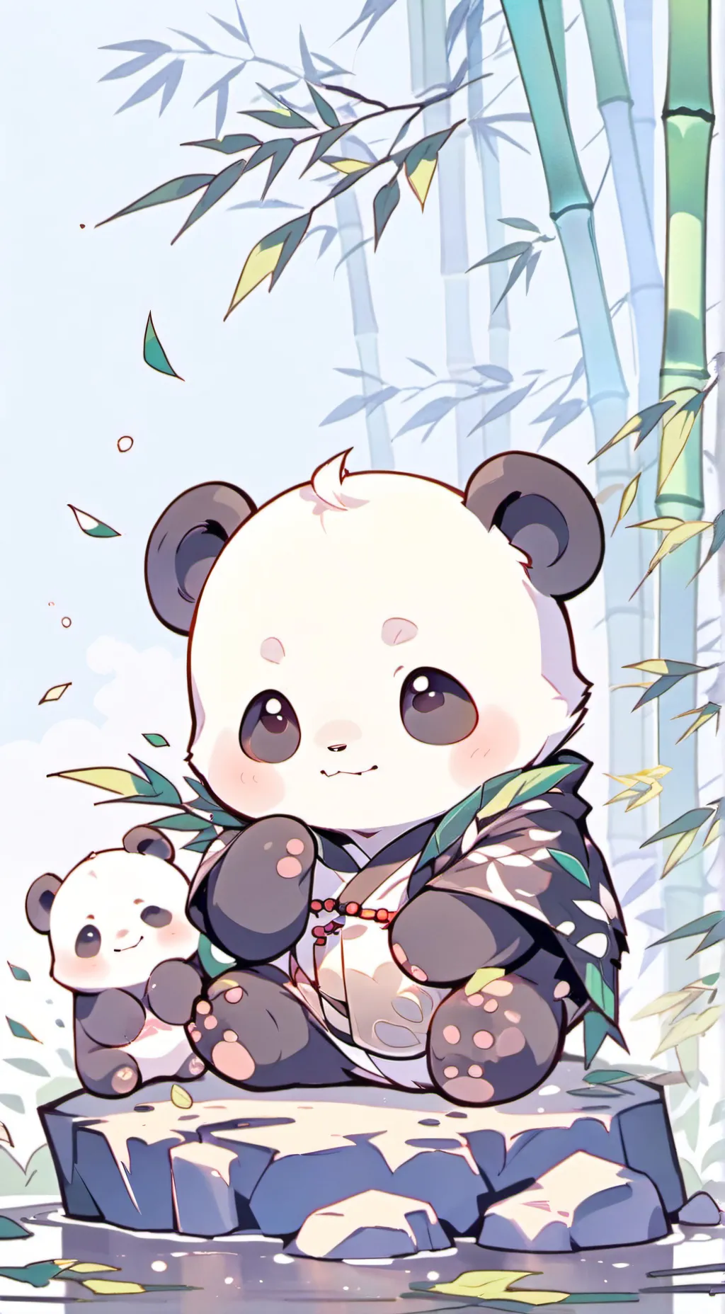 ai character: Panda background