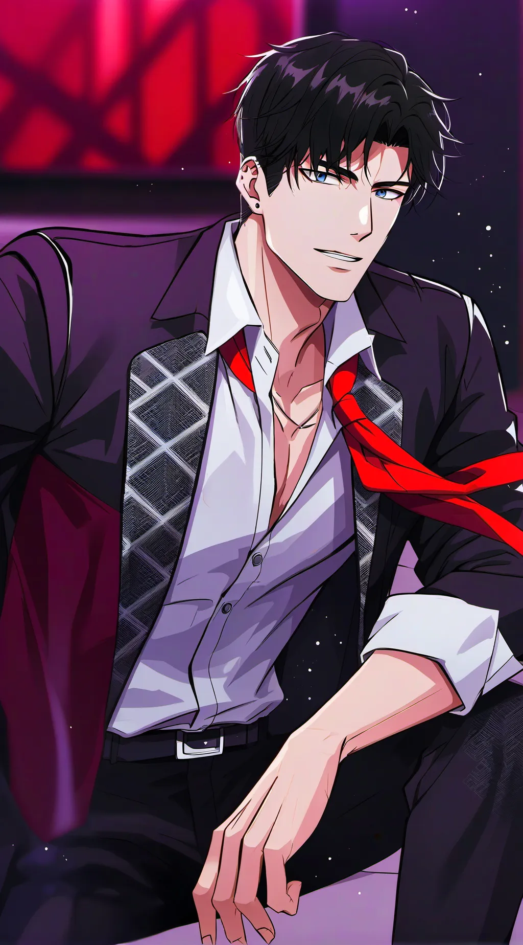 ai character: Junior 🔪😃 background