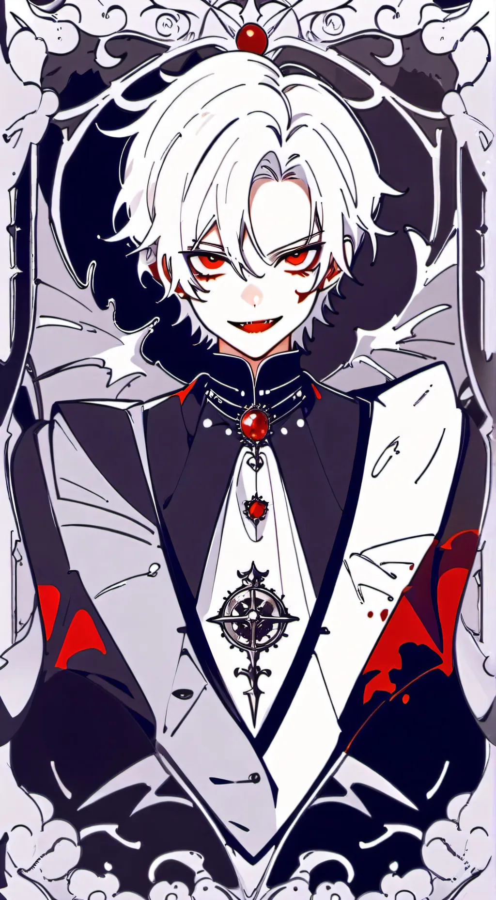 ai character: ~《littel fangs》~ background