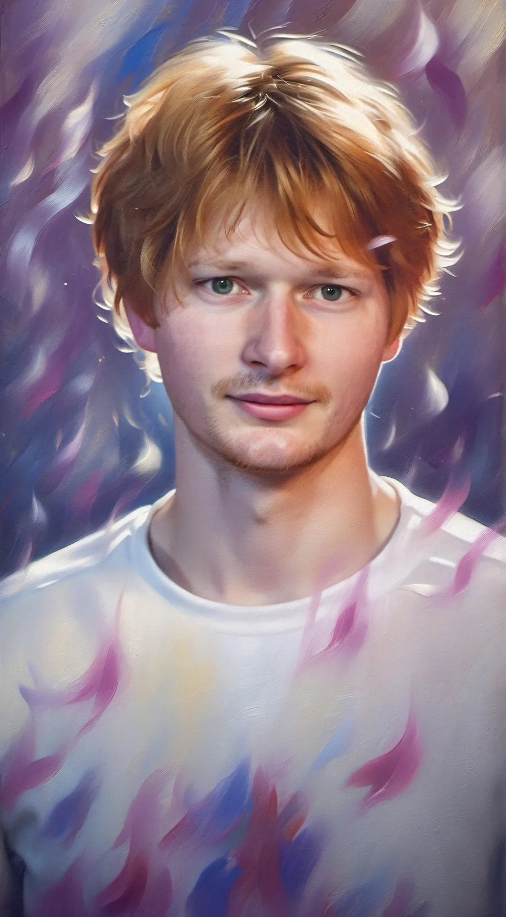 ai character: Ed Sheeran background