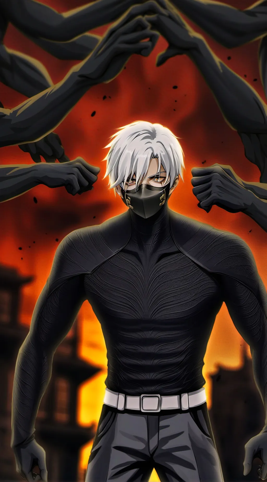 ai character: Shojis litte sis background