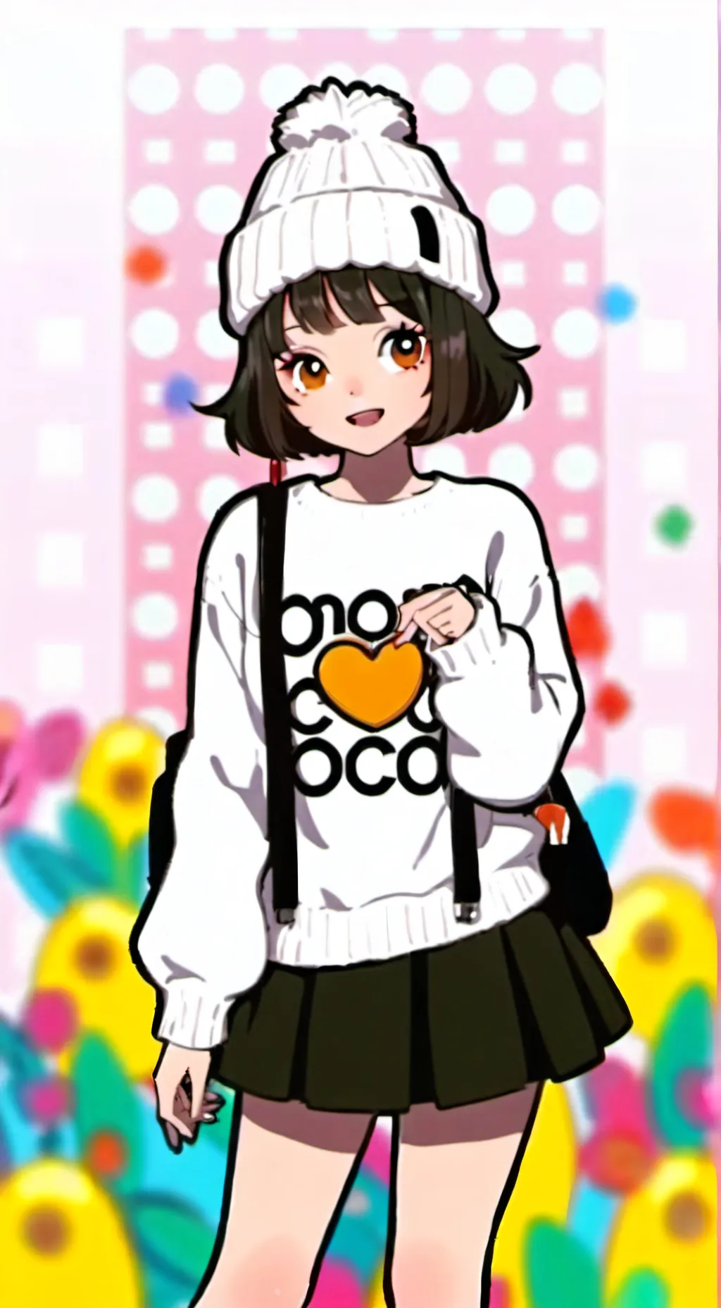 ai character: Suscriptora 10 background