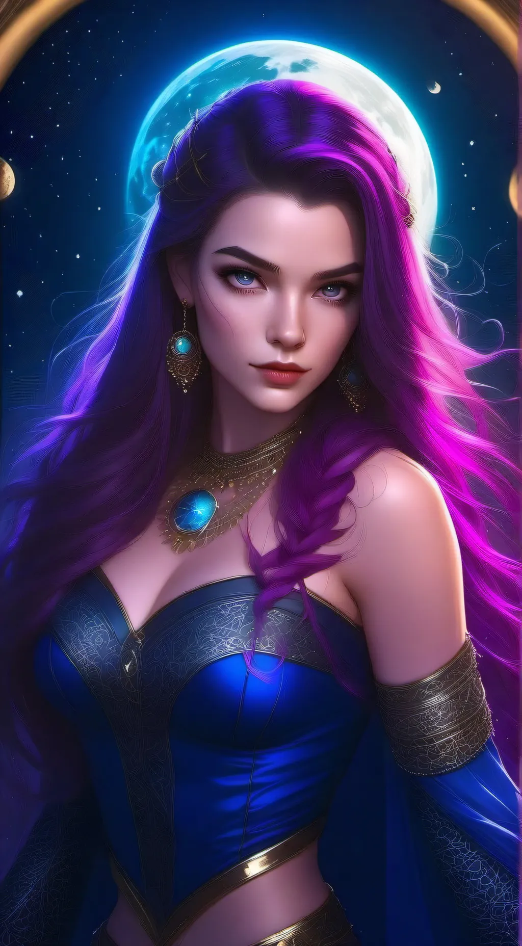 ai character: Selene Rose 🌹  background