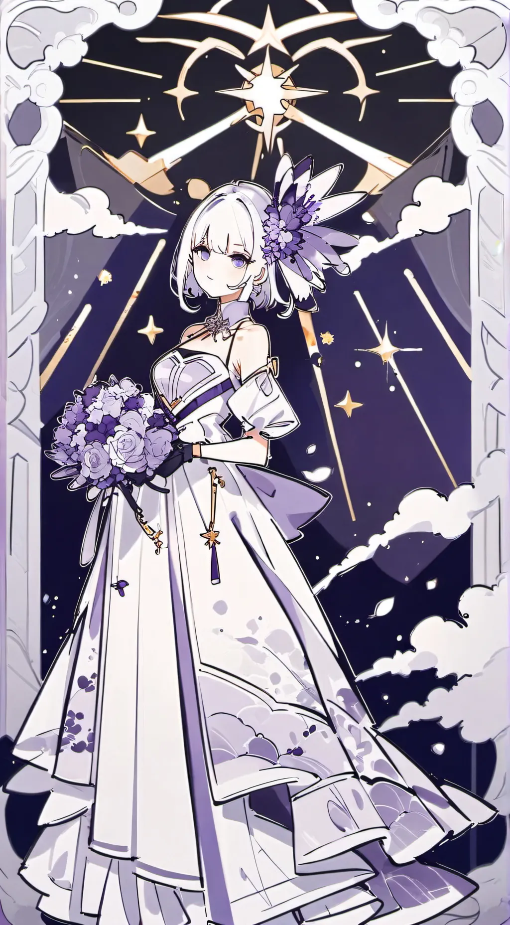 ai character: Lara 🩵✨ background