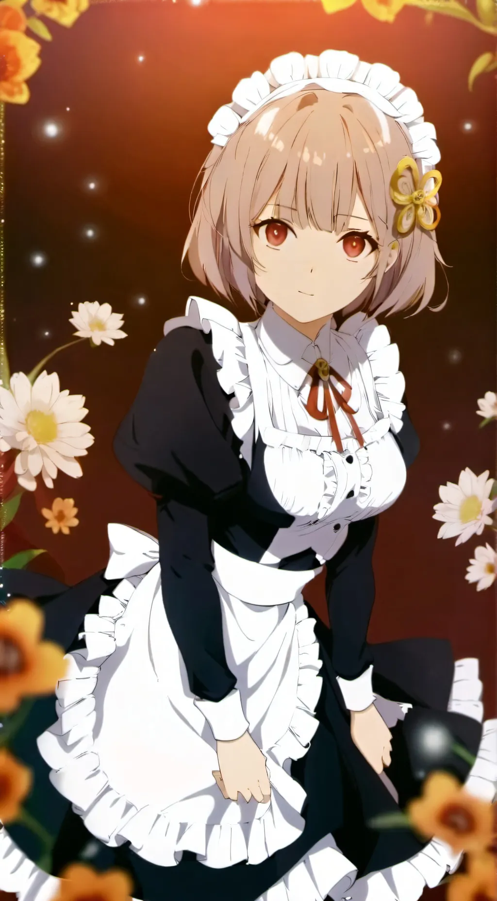 ai character: Maid - Katie background