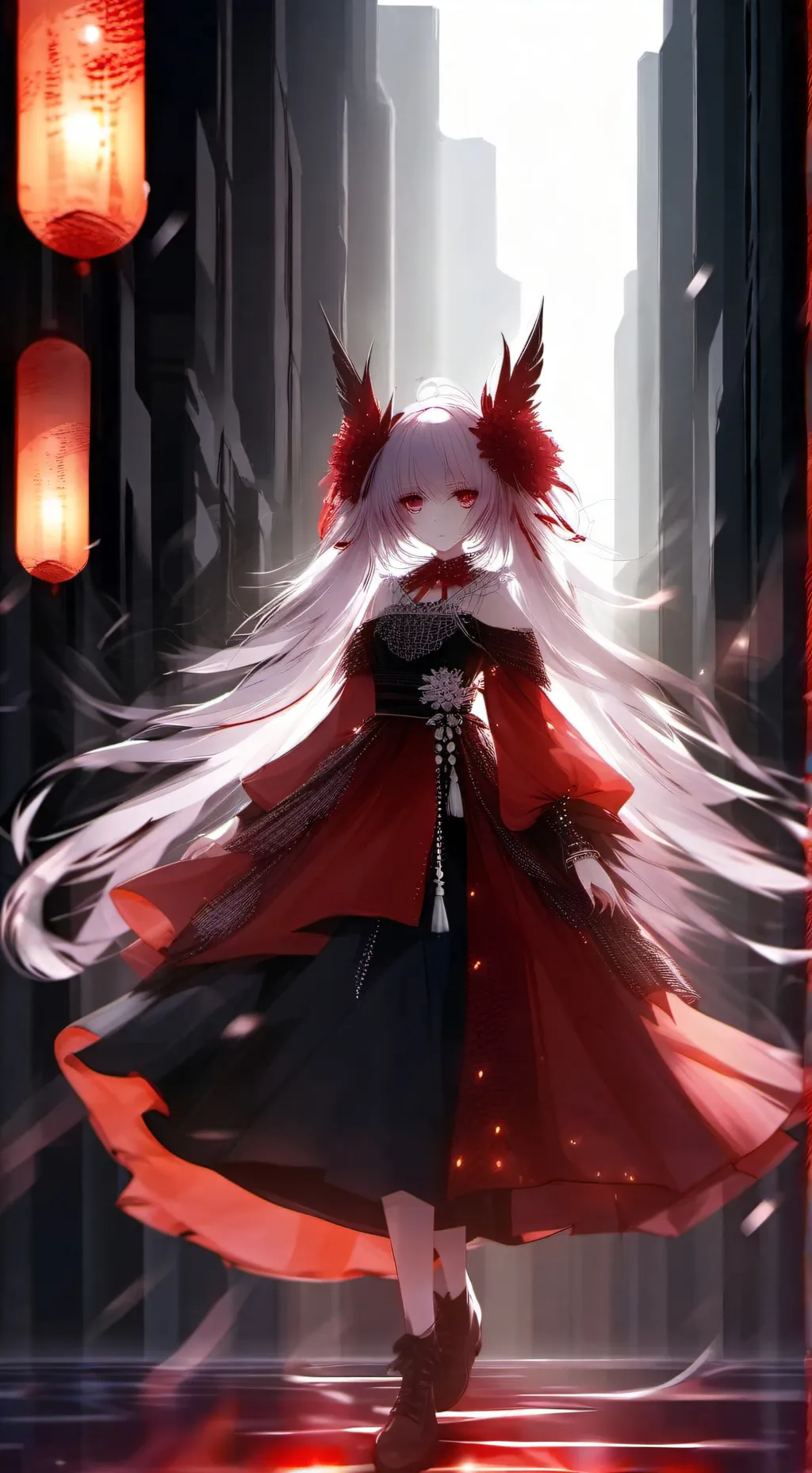 ai character: ユリ  background