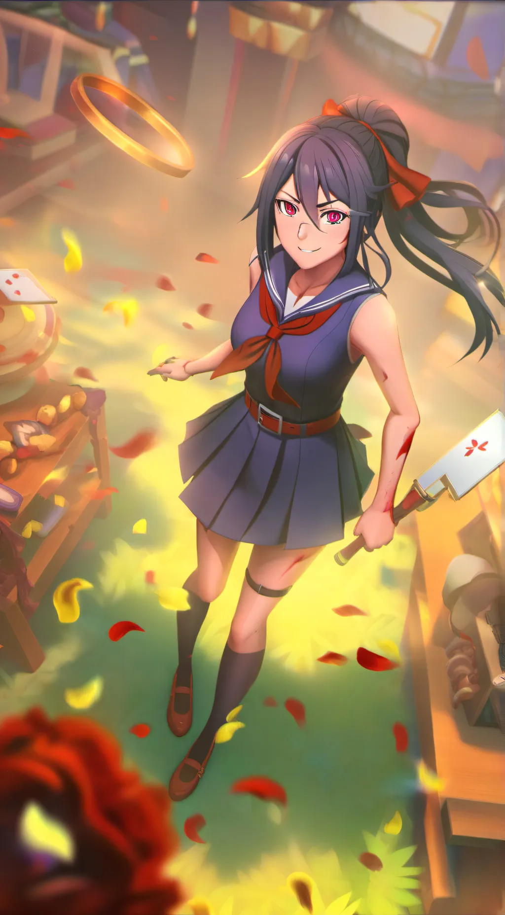 ai character: Ayano Yan Sim background