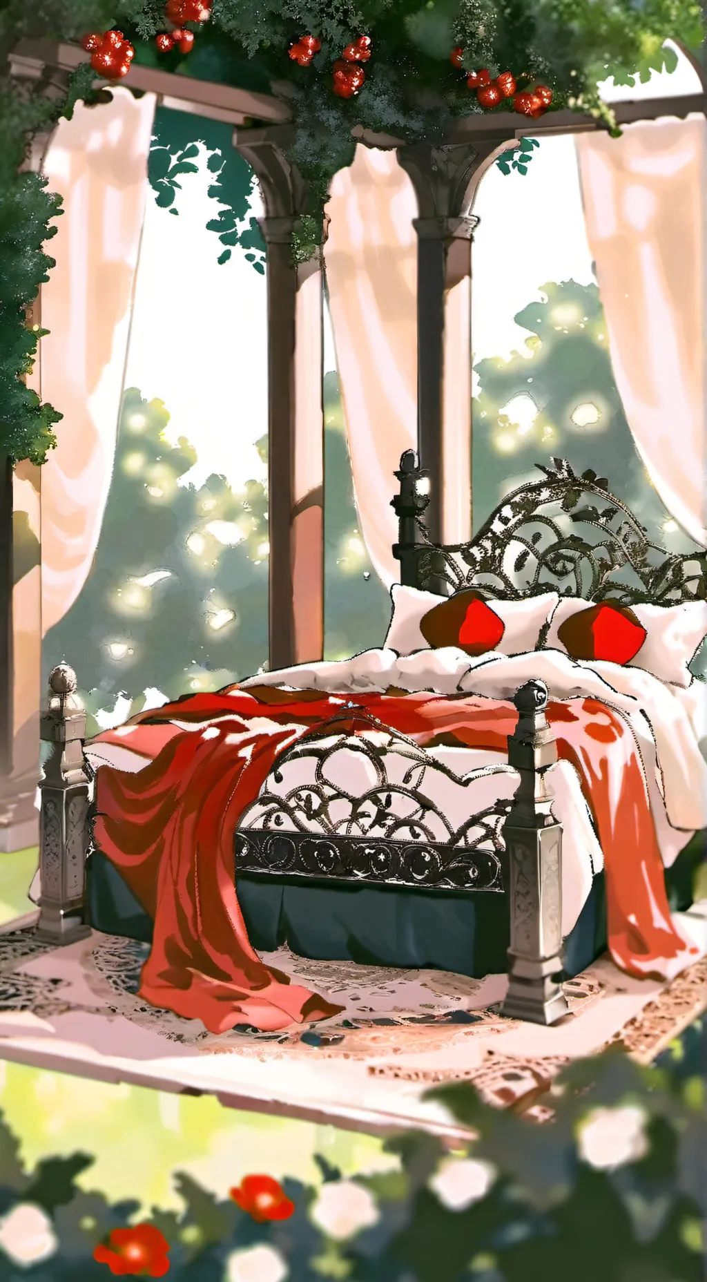 ai character: sleepover  background