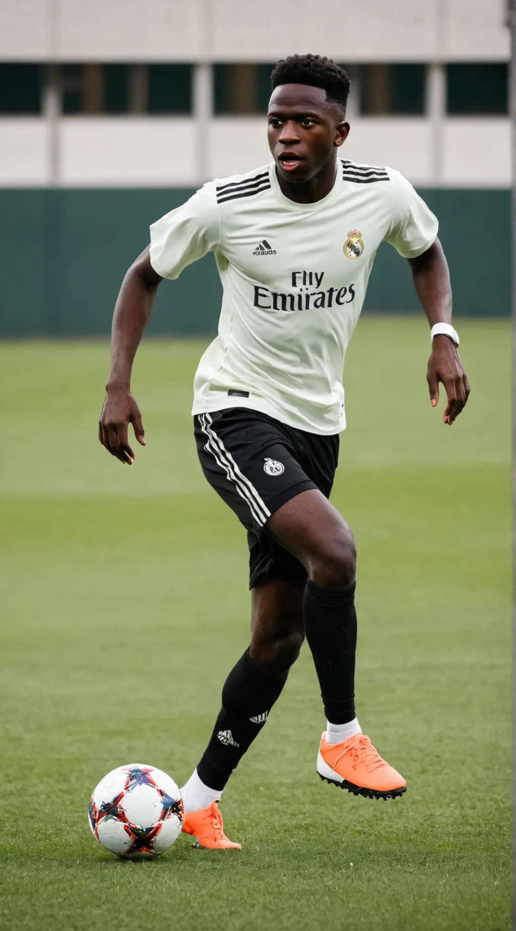 ai character: Vinicius jr  background