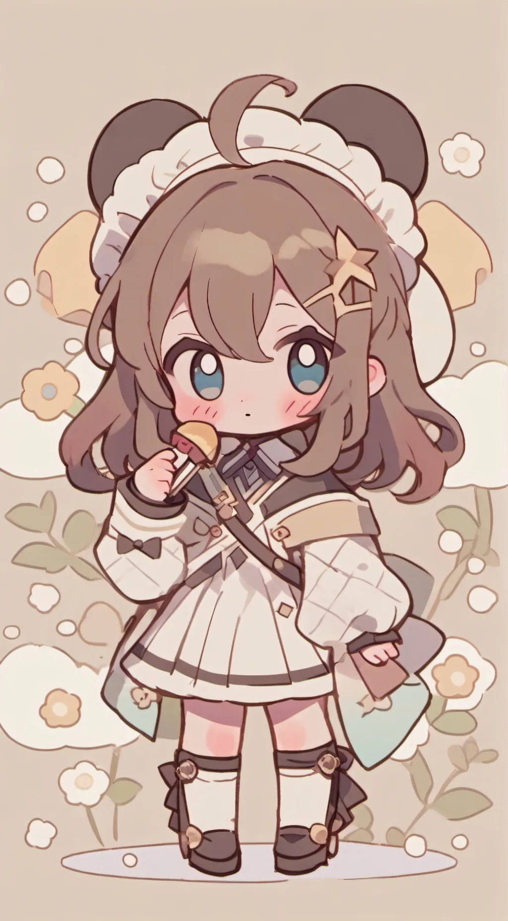 ai character: MHA Mia/u background