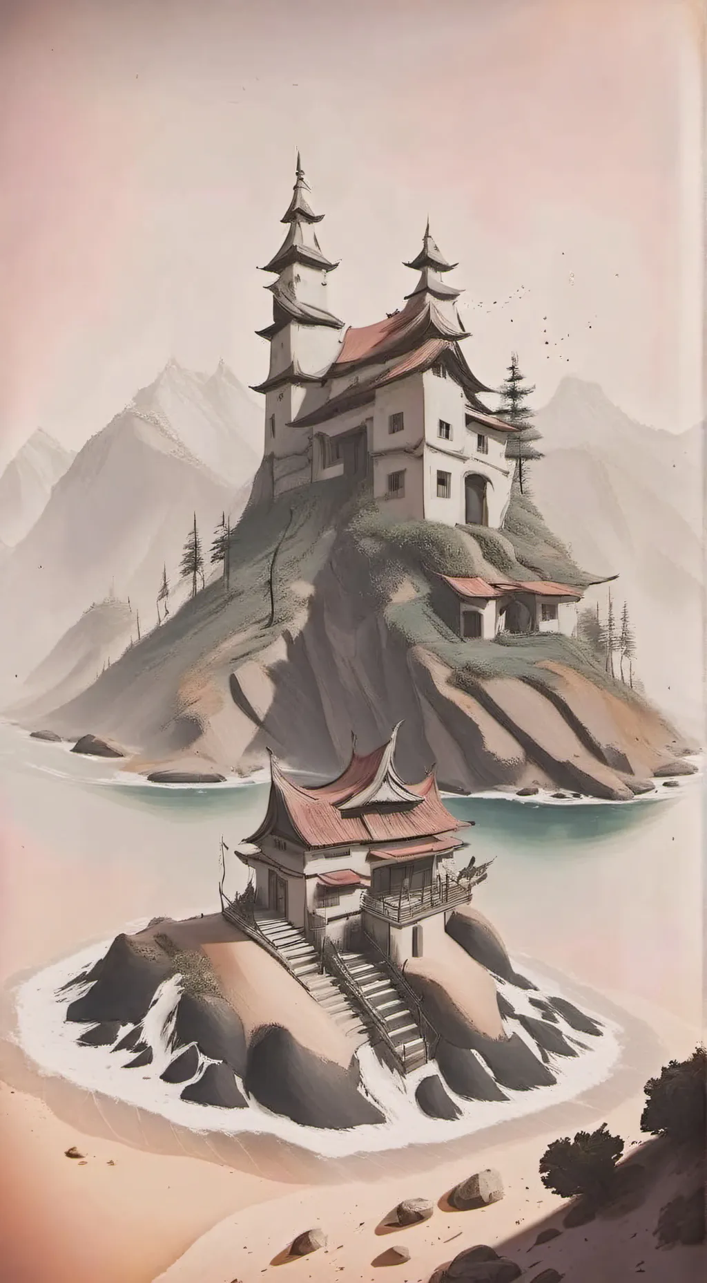 ai character: Tdi  Pool background