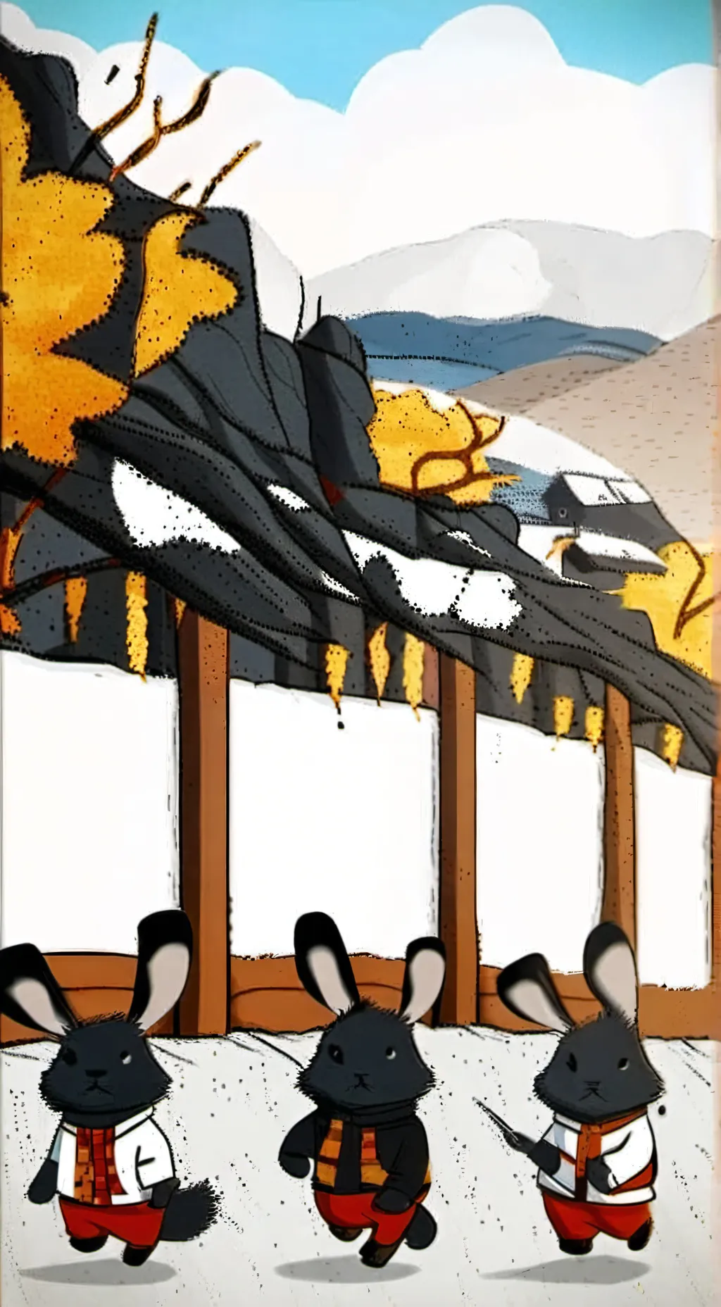 ai character: forsakensomebunny  background