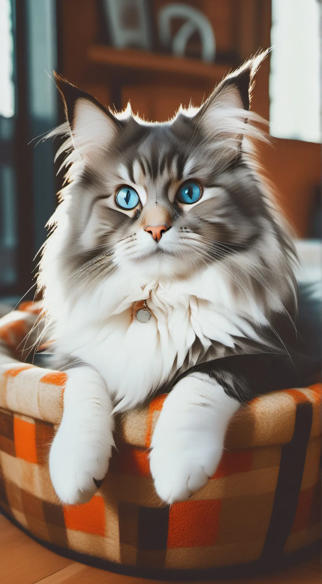 ai character: { pretzel~} background