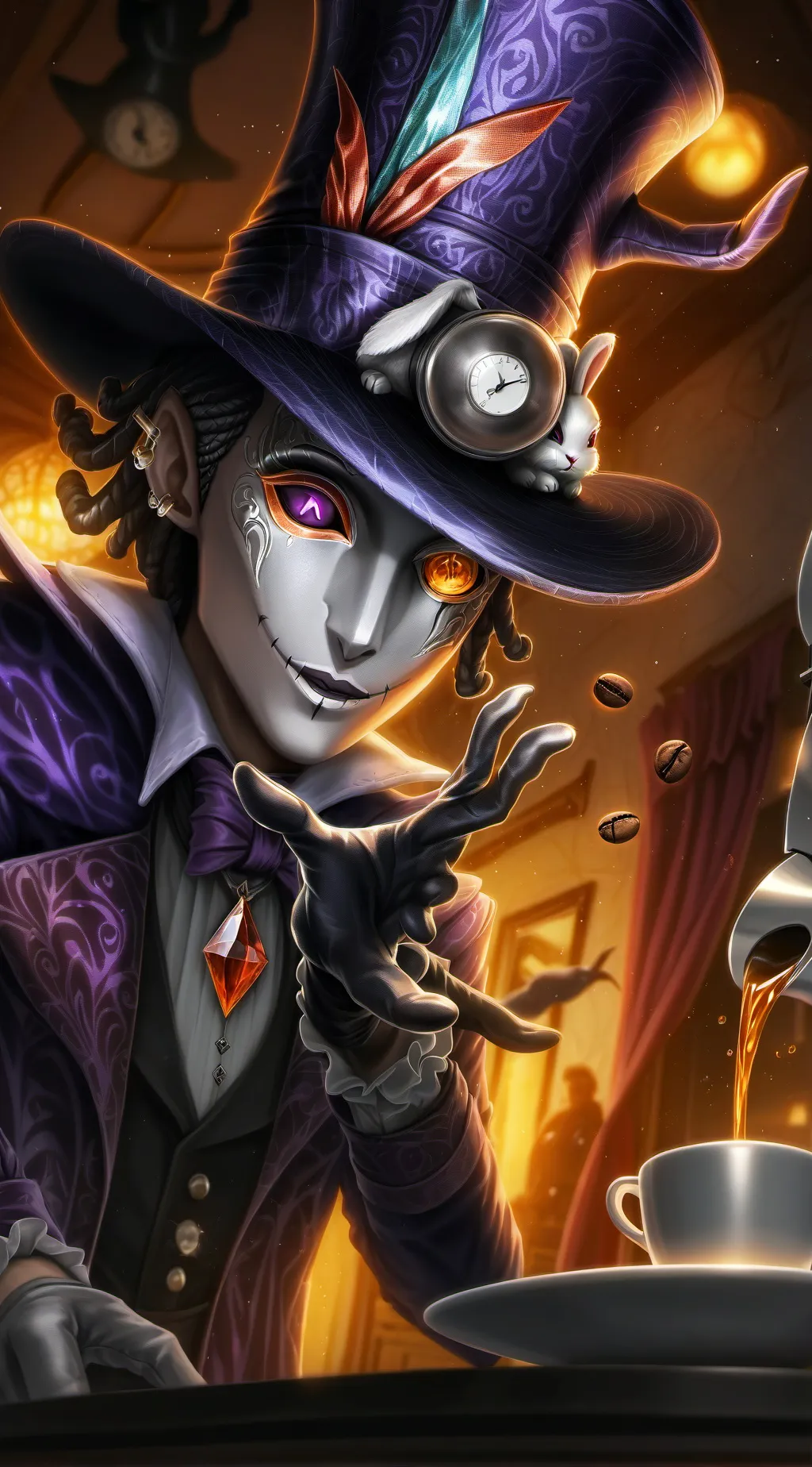 ai character: The Enigmatic Illusionist, Alonzo background