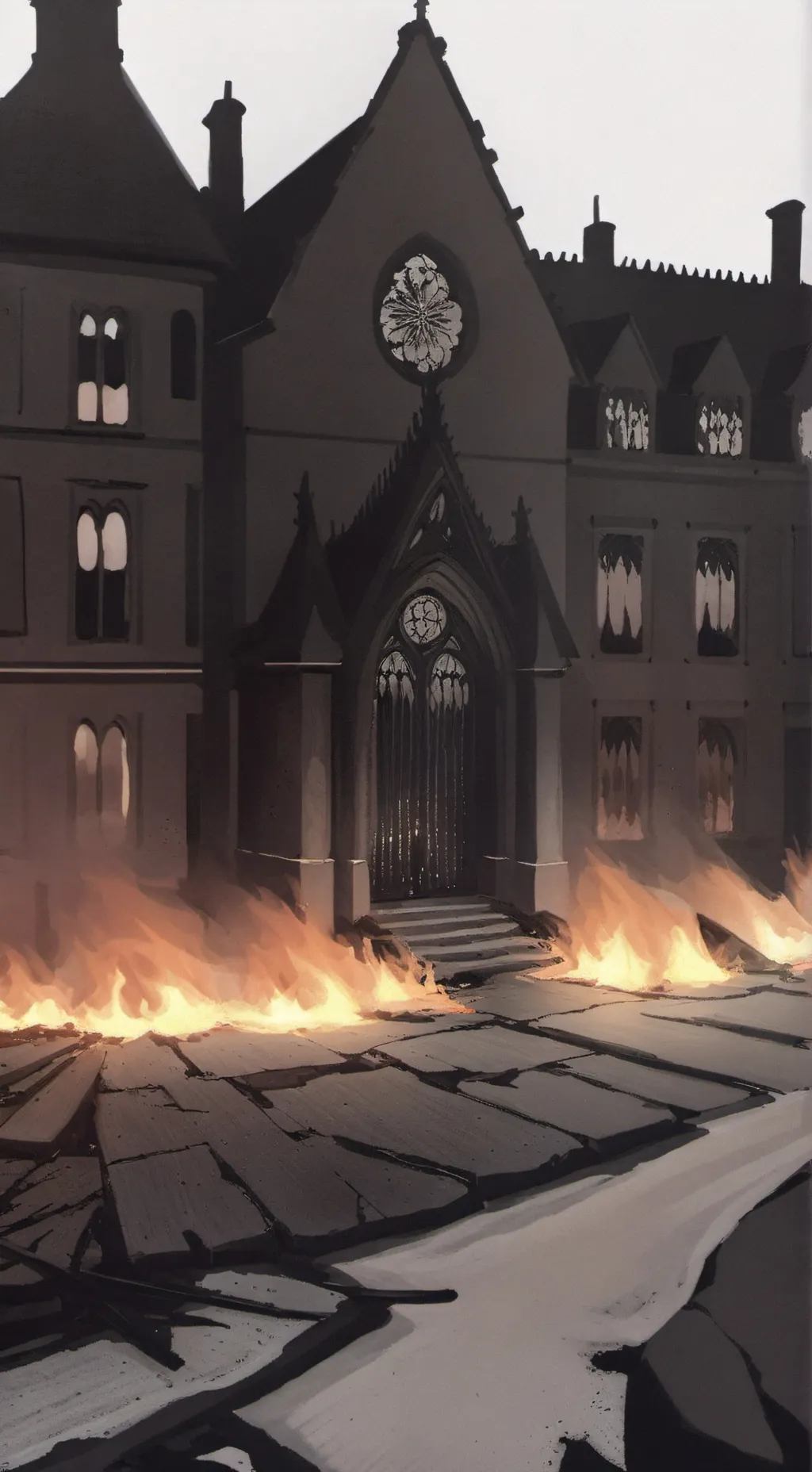 ai character: crk but broken background