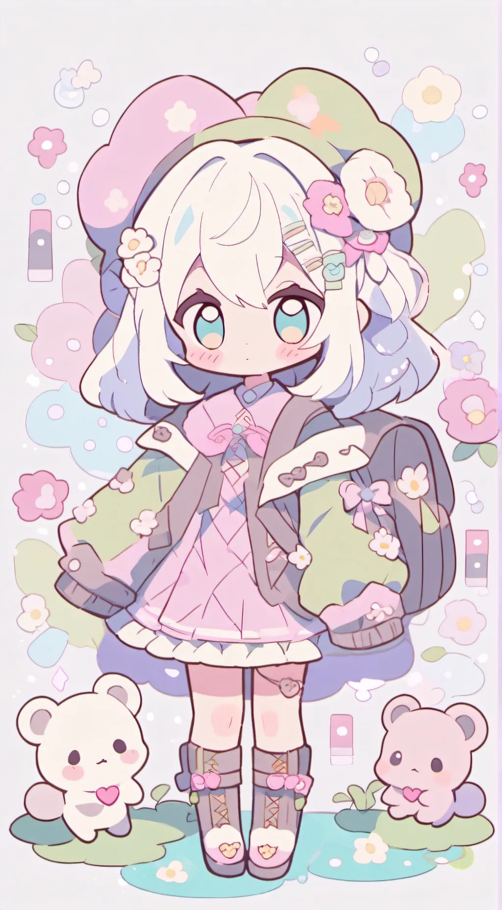 ai character: tu hermanita menor background