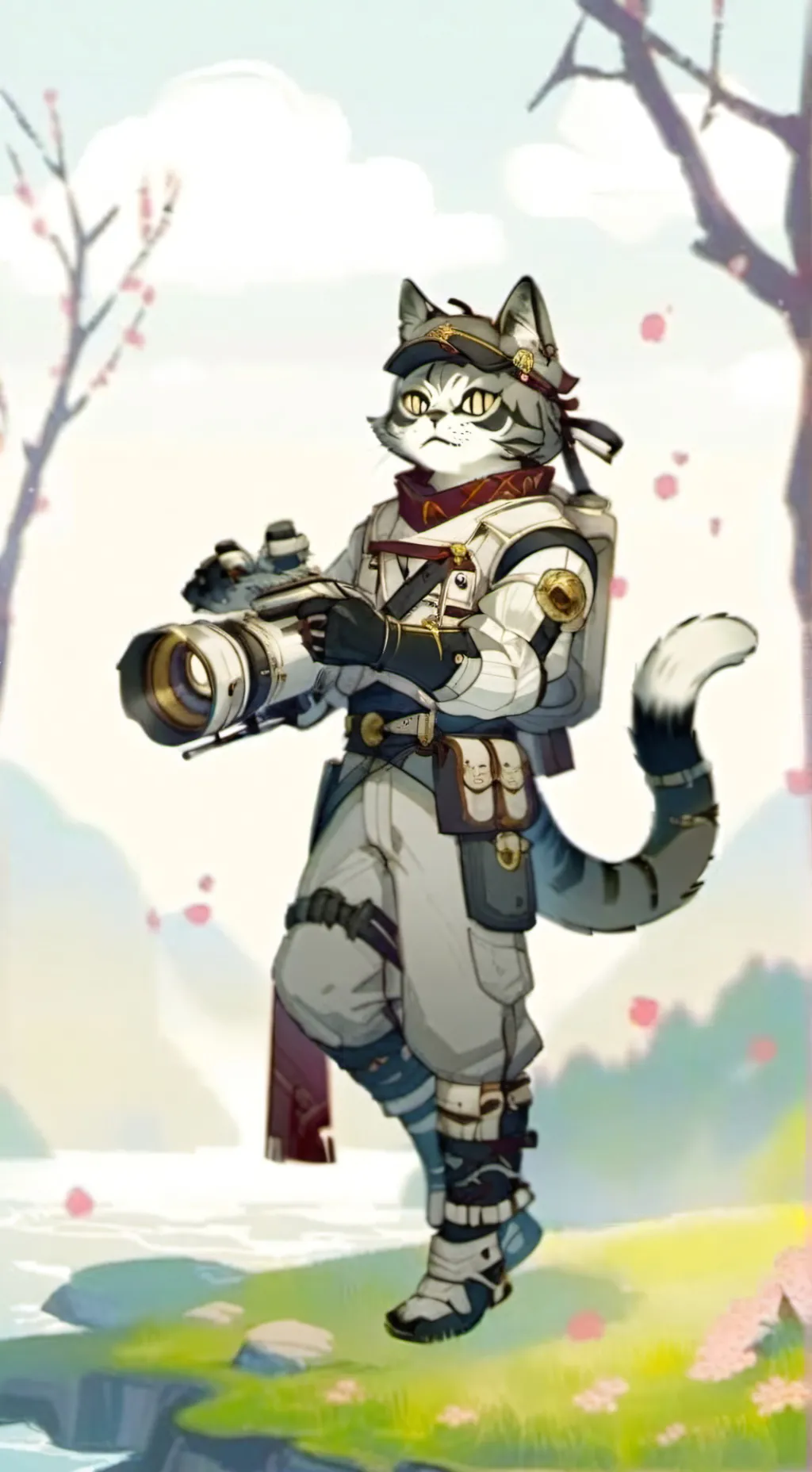 ai character: MD cat infection  background