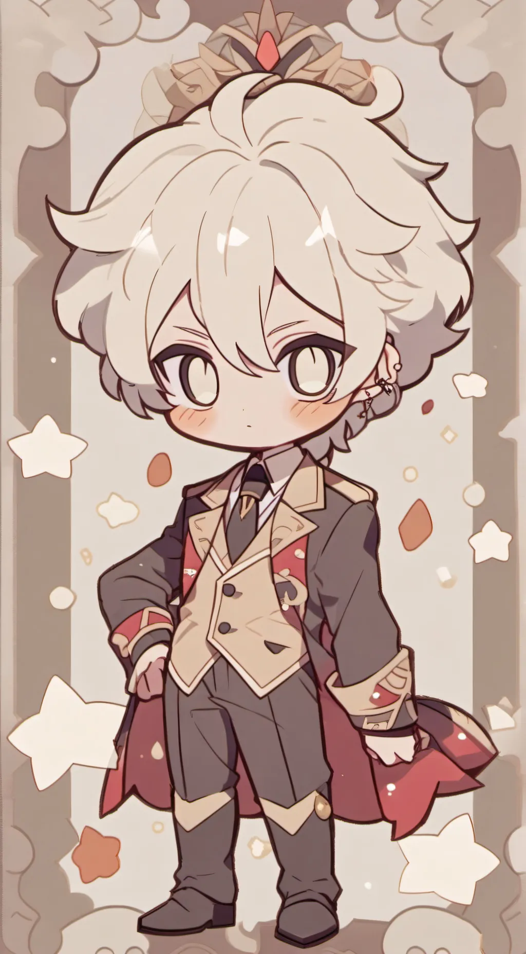 ai character: sick alastor  background