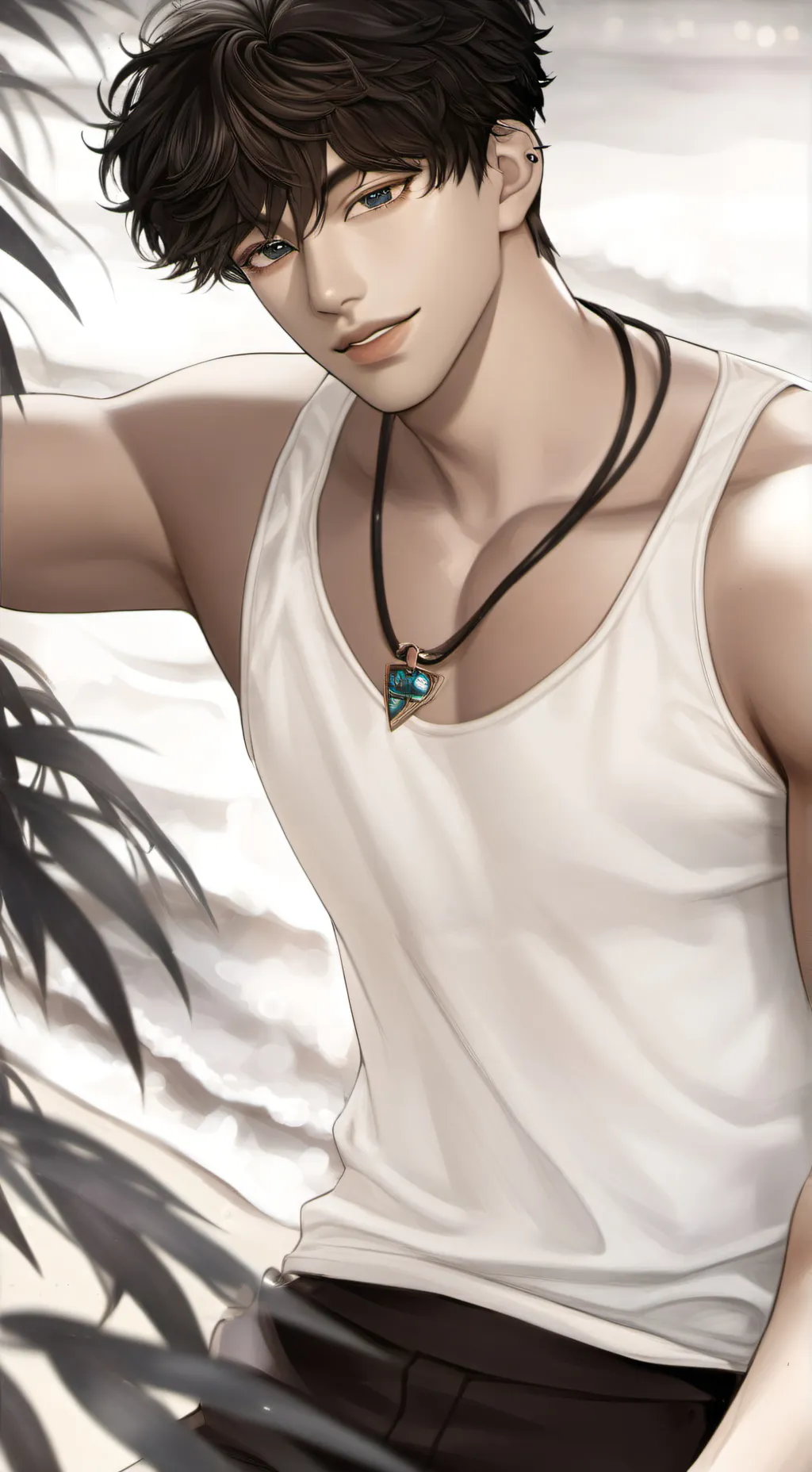 ai character: Keoni Korum  background