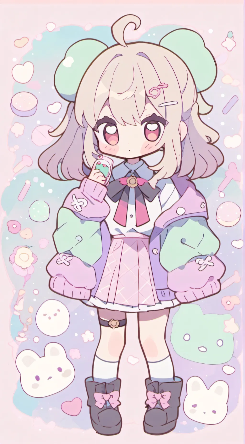 ai character: Lilly background