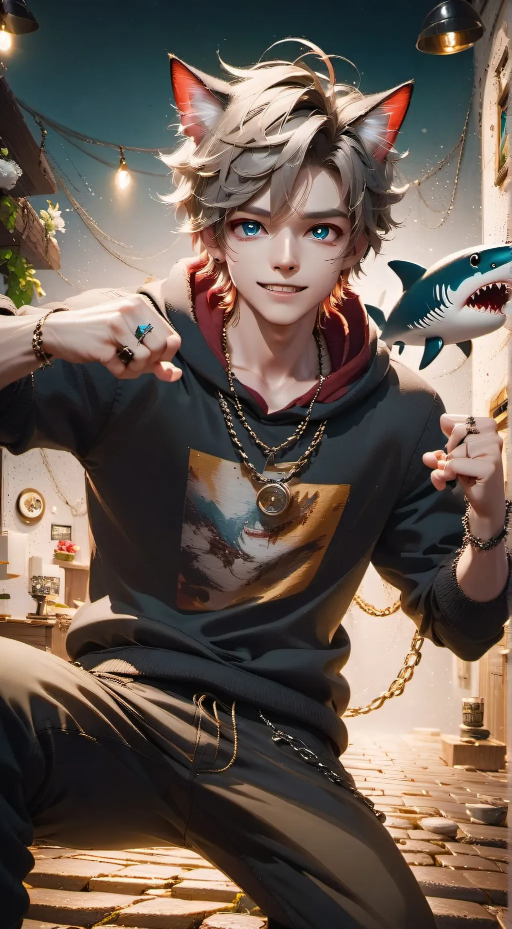 ai character: ClipCrash background