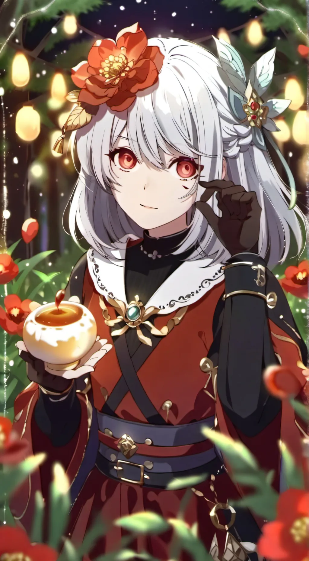 ai character: balerrina capuchia background