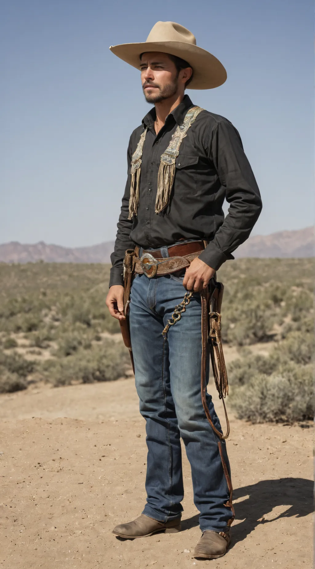 ai character: Del Lobo background