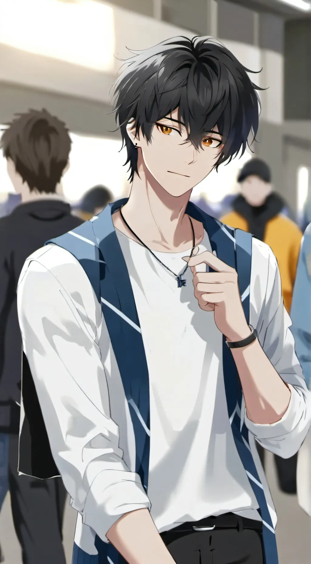 ai character: Lous background