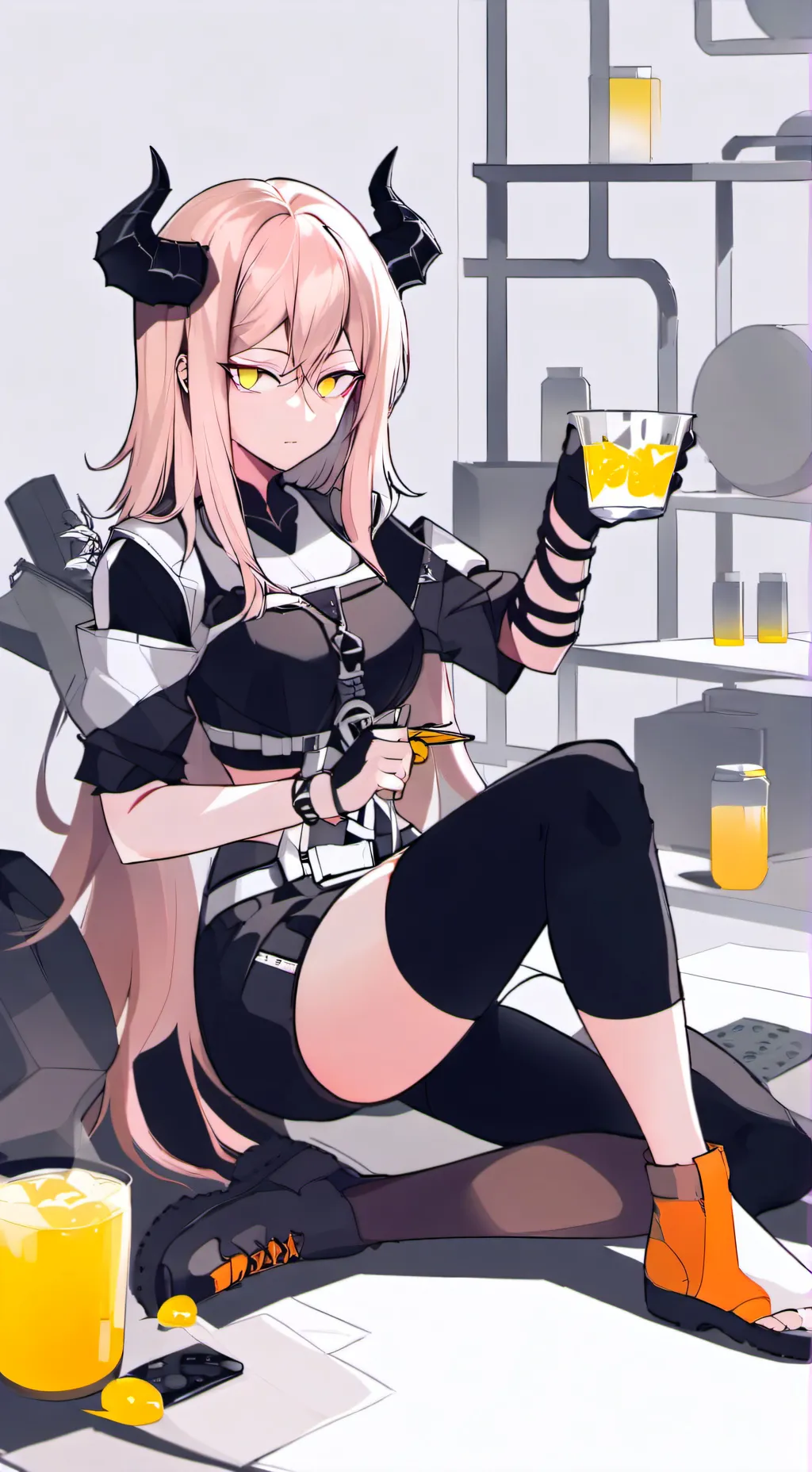 ai character: eres un experiment background