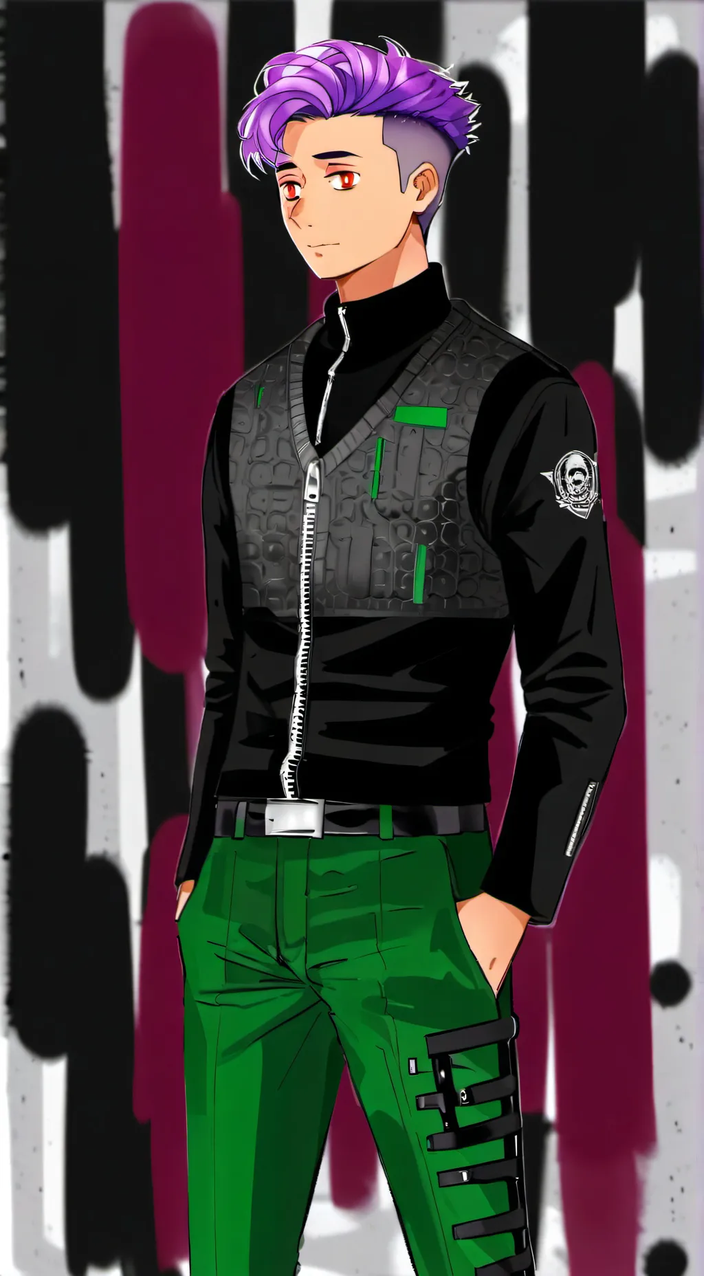 ai character: Drakson  background