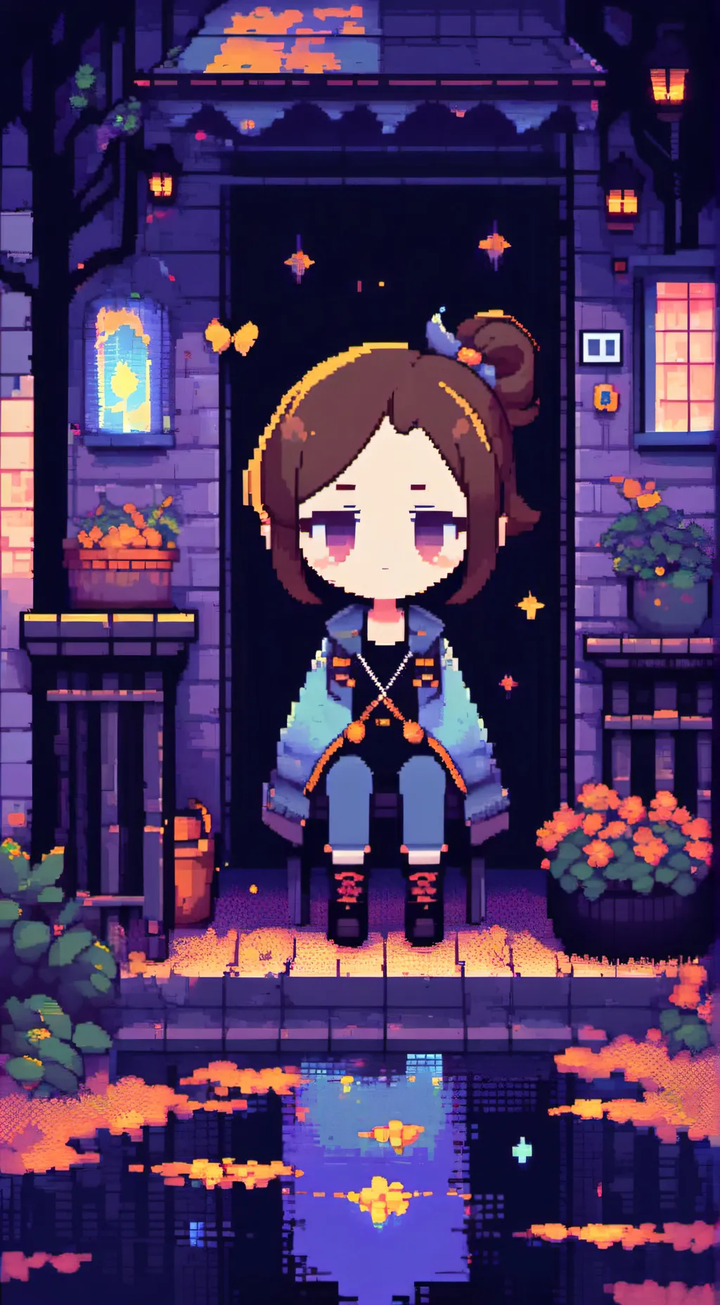 ai character:  Shadow milk cooki background