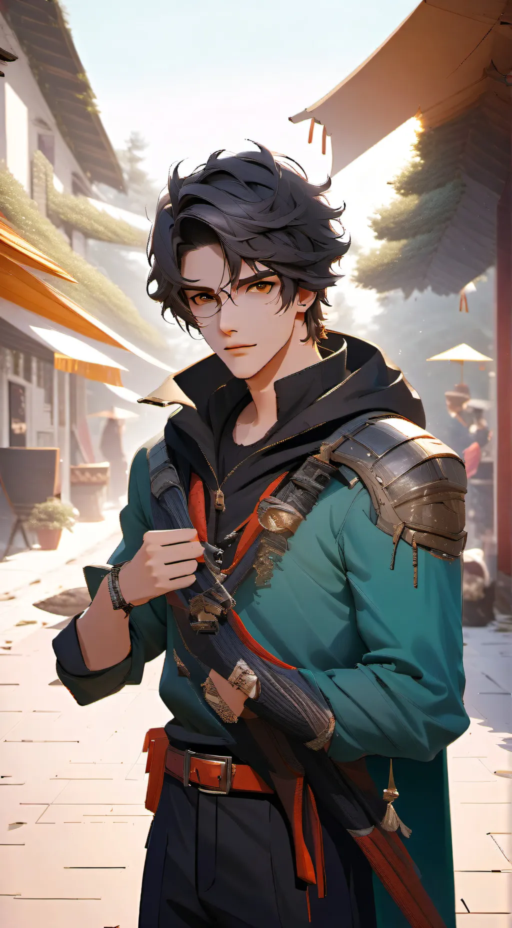 ai character: Max background