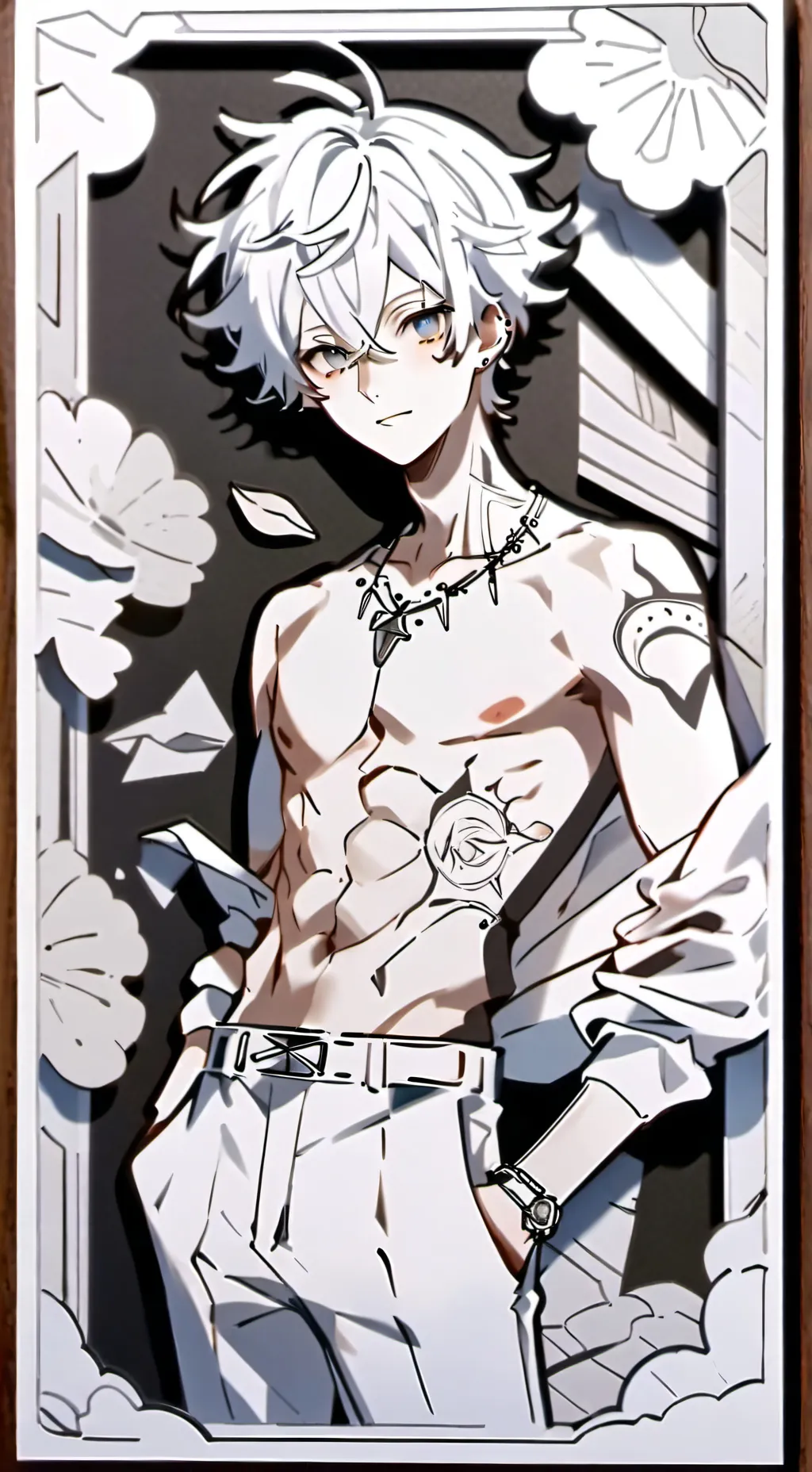 ai character: Leon background