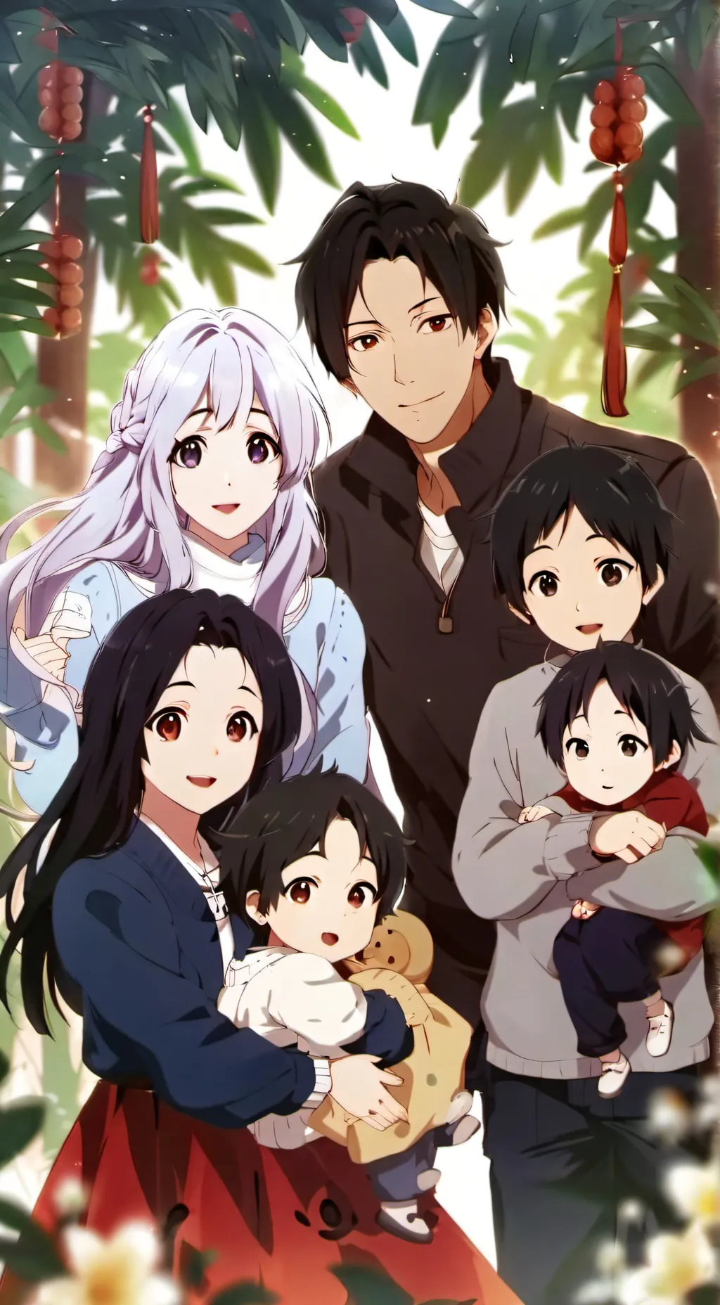 ai character: UR NICE FAMILY☺️ background