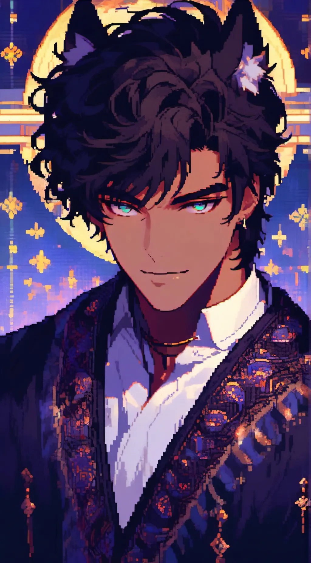 ai character: Leo background